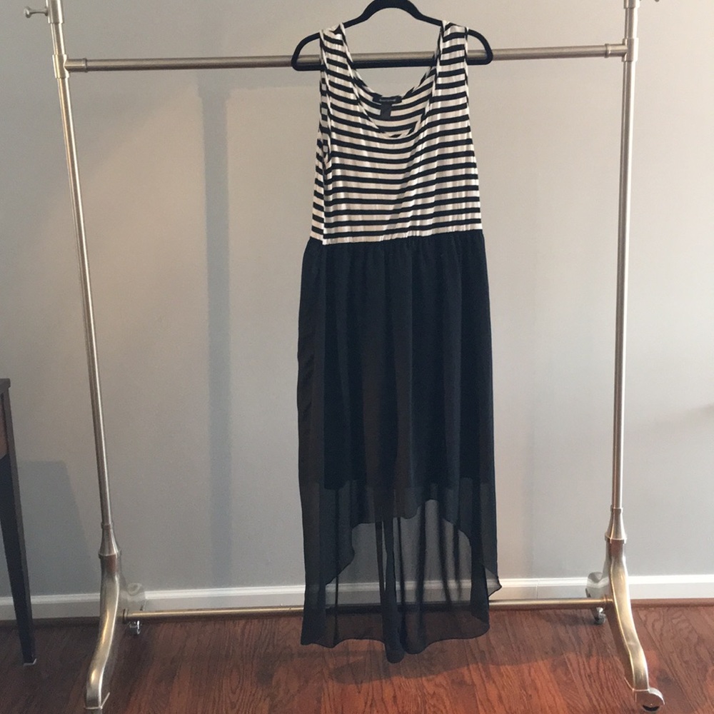 Hi-lo Ashley Stewart dress chiffon plus 19/20